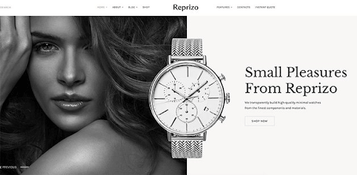Reprizo - Jewelry  & Watch Shop WordPress Theme 